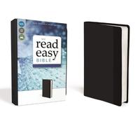 NIV, ReadEasy Bible, Large Print, Leathersoft, Black, Red (Rilegato in ecopelle)