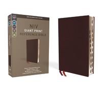 NIV, Reference Bible, Giant Print, Bonded Leather, Burgun (Rilegato in ecopelle)