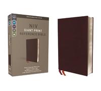 NIV, Reference Bible, Giant Print, Bonded Leather, Burgun (Rilegato in ecopelle)