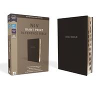 NIV, Reference Bible, Giant Print, Leather-Look, Black, R (Rilegato in ecopelle)