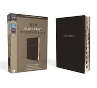 NIV, Reference Bible, Giant Print, Leather-Look, Black, R (Rilegato in ecopelle)