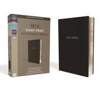 NIV, Reference Bible, Giant Print, Leather-Look, Black, R (Rilegato in ecopelle)