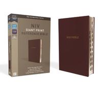 NIV, Reference Bible, Giant Print, Leather-Look, Burgundy (Rilegato in ecopelle)