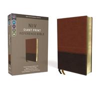 NIV, Reference Bible, Giant Print, Leathersoft, Brown, Re (Rilegato in ecopelle)