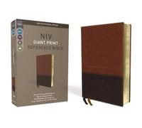 NIV, Reference Bible, Giant Print, Leathersoft, Brown, Re (Rilegato in ecopelle)