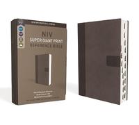 NIV, Super Giant Print Reference Bible, Leathersoft, Gray (Rilegato in ecopelle)