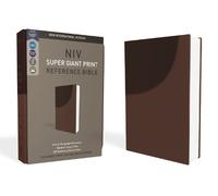 NIV, Super Giant Print Reference Bible, Leathersoft, Brow (Rilegato in ecopelle)