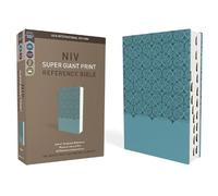 NIV, Super Giant Print Reference Bible, Leathersoft, Teal (Rilegato in ecopelle)