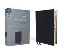 NIV, Thinline Bible, Bonded Leather, Navy, Red Letter, Th (Rilegato in ecopelle)