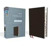 NIV, Thinline Bible, Large Print, Bonded Leather, Black, (Rilegato in ecopelle)
