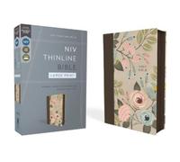 NIV, Thinline Bible, Large Print, Leathersoft, Floral, Zi (Rilegato in ecopelle)