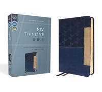 NIV, Thinline Bible, Leathersoft, Blue, Red Letter, Comfo (Rilegato in ecopelle)