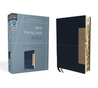 NIV, Thinline Bible, Leathersoft, Blue, Red Letter, Thumb (Rilegato in ecopelle)
