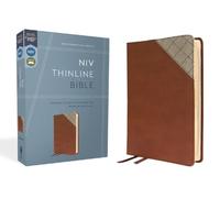 NIV, Thinline Bible, Leathersoft, Brown, Red Letter, Comf (Rilegato in ecopelle)