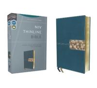 NIV, Thinline Bible, Leathersoft, Teal, Red Letter, Comfo (Rilegato in ecopelle)