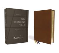 NIV, Thinline Bible, Premium Goatskin Leather, Brown, Pre (Rilegato in ecopelle)