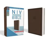 NIV, Value Thinline Bible, Large Print, Leathersoft, Brow (Rilegato in ecopelle)