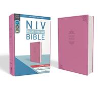 NIV, Value Thinline Bible, Large Print, Leathersoft, Pink (Rilegato in ecopelle)