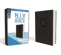 NIV, Value Thinline Bible, Leathersoft, Gray/Black, Comfo (Rilegato in ecopelle)