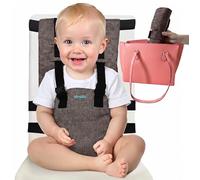 Nivakid Seggiolone da Viaggio Portatile per Bambini 6-36 Mesi,Ultra Leggero e Compatto, Si Adatta alla Maggior Parte delle Sedie, Facile da Installare, Imbracatura di Sicurezza 3 punti Fino 15kg