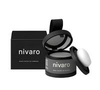 Nivaro Polvo Capilar, Nivaro Capelli Copertura in polvere, Copritura a radice Istantanea in polvere d'ombra, polvere di capelli da polvere di lunga durata con specchio (Gray)