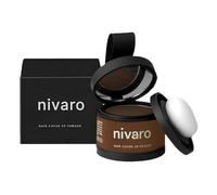 Nivaro Polvo Capilar, Nivaro Capelli Copertura in polvere, Copritura a radice Istantanea in polvere d'ombra, polvere di capelli da polvere di lunga durata con specchio (Auburn)