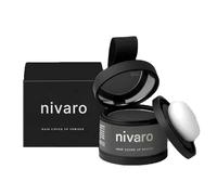 Nivaro Polvo Capilar, Nivaro Capelli Copertura in polvere, Copritura a radice Istantanea in polvere d'ombra, polvere di capelli da polvere di lunga durata con specchio (Dark Gray)