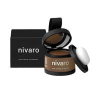 Nivaro Polvo Capilar, Nivaro Capelli Copertura in polvere, Copritura a radice Istantanea in polvere d'ombra, polvere di capelli da polvere di lunga durata con specchio (Light Brown)