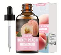NIVAVIN Profumato alla Pesca 30ml, per l'. per Studio, Camera da Letto, Soggiorno, Cucina, Bagno e Ambienti. Design Elegante e , Facile da Trasportare, Regalo per Halloween/Natale