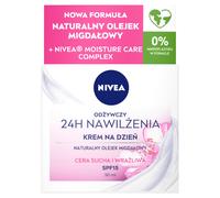 Nivea 24H Idratazione Crema Nutriente Giorno per Pelle Secca e Sensibile 50 ml 50 ml g