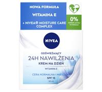 NIVEA Crema rinfrescante idratante 24H per pelli normali e miste SPF 15,50 ml