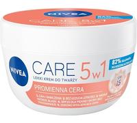 NIVEA 5 in 1 Crema viso leggera con estratto di perle e vitamina C 100 ml