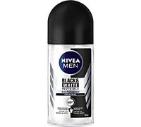 Nivea Men Deodorante Black & White Invisible Applicatore Roll-On Senza Alcool - Flacone da 50ml