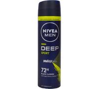 NIVEA 6 PEZZI - DEO SPRAY MEN DEEP SPORT ML.150 cura casa e persona