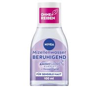 NIVEA Acqua micellare lenitiva, detergente micellare per pelli sensibili, tonico viso senza profumo con dexpantenolo e complesso amminoacidico, pulizia idratante del viso (100 ml)