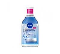 Nivea Acqua Micellare Rigenerante 400 ml, Struccante viso e occhi con 5% siero + Aminoacid Complex