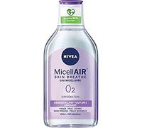 NIVEA Acqua micellare lenitiva pelli sensibili (1 x 400 ml), struccante arricchito con micelle e acidi animati senza profumo, detergente viso per occhi e labbra
