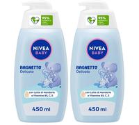 Nivea Baby Bagnetto Delicato 450 ml, Detergente neonato per una deters