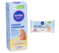 Nivea Baby Cambio Pannolino Pasta Protettiva + Salviettine Detergenti