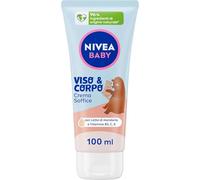 Nivea Baby Crema viso e corpo Soffice – Latte di Mandorla e Vitamine – 100 ml