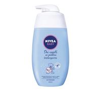 NIVEA BABY Detergente dai Capelli ai Piedini 500 ml, Shampoo bambini corpo e capelli, Doccia shampoo delicato e ipoallergenico, Detergente bambini con Calendula naturale