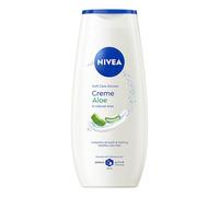 NIVEA Bagnodoccia Creme Aloe 250 ml, Bagnoschiuma in crema detergente e idratante, Crema docciaschiuma con Aloe Vera, Vitamine C, E e Oli Nutrienti, Profumo fresco, Tutti i tipi di pelle