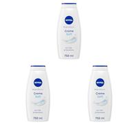 NIVEA Bagnodoccia Creme Soft 750 ml, Bagnoschiuma in crema detergente e idratante, Crema docciaschiuma arricchita con Olio di Mandorla, Vitamine C, E e Oli Nutrienti dal profumo delicato