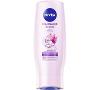 NIVEA Balsamo lucido per capelli (200 ml), balsamo per capelli senza lucenti, balsamo per capelli secchi con olio di mandorle naturale ed estratto di magnolia