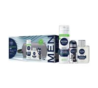 NIVEA (BEIERSDORF SpA) NIVEA MEN SENSITIVE KIT 2025 SCHIUMA BARBA 200 ML + BALSAMO BARBA 100 ML + DEO AID BLACK & WHITE ROLL ON 50 ML