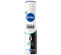 NIVEA Black & White Fresh Spray Antitraspirante, 150 ml