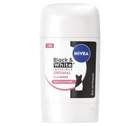 NIVEA Black & White Invisible Original Deodorante Stick 50 ml, Deodorante donna efficace 72h, Stick antitraspirante contro odori, sudore, residui, irritazioni e macchie su tessuti chiari e scuri