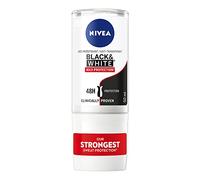 NIVEA Black & White Max Protection (50ml), deodorante per donne, antitraspirante Roll On per ridurre i segni bianchi, deodorante donna, massima protezione, protezione 48h
