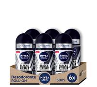 NIVEA - - Body Care - Roll-On Deodorant Black & White Invisible Original Men (6