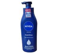 Nivea Body Milk 5 in 1 con pompa - Nourishing (Nutritivo) - 500 ml